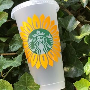 Sunflower Starbucks Reusable Cold Cup